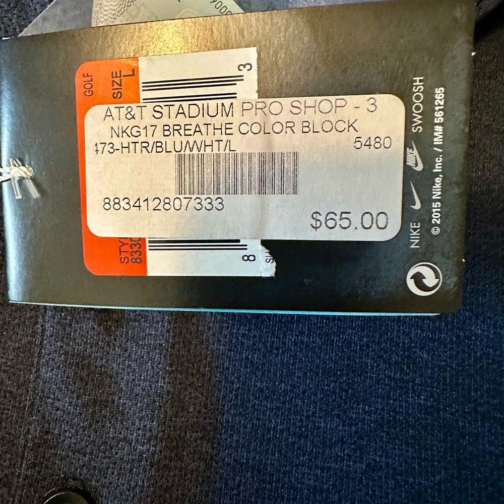 NWT Nike Dri-Fit Dallas Cowboys Polo – Men’s Large (AT&T Stadium Exclusive) - Picture 10 of 11